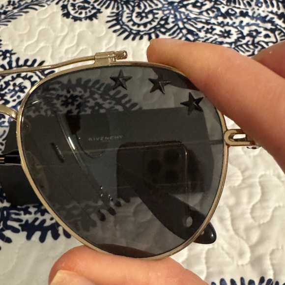 Givenchy Star Detail 58mm Mirrored Aviator Sunglasses main image 10
